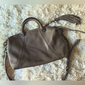 Rebecca Minkoff Gray Leather Satchel Bag